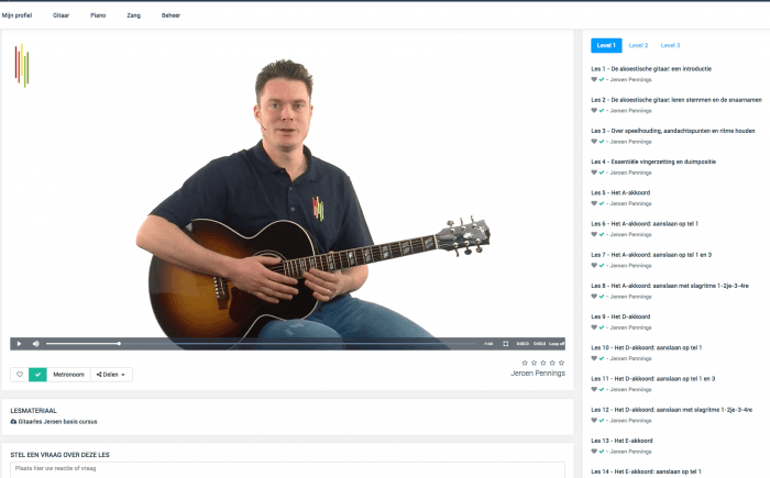 Gitaarles screenshot 1