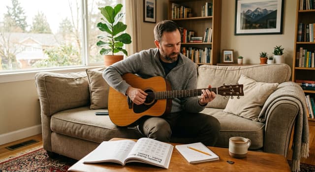 Gitaar Leren als Volwassene [2026] → Het is Nooit te Laat!