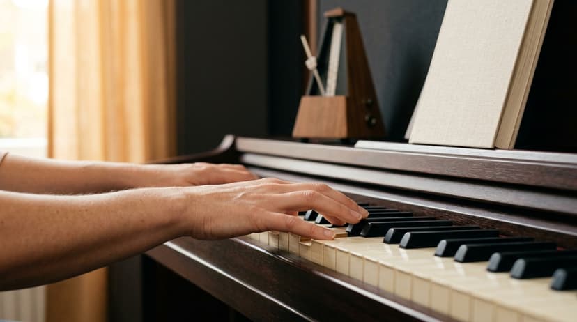 Illustratie bij het artikel: Für Elise piano: noten en leren spelen