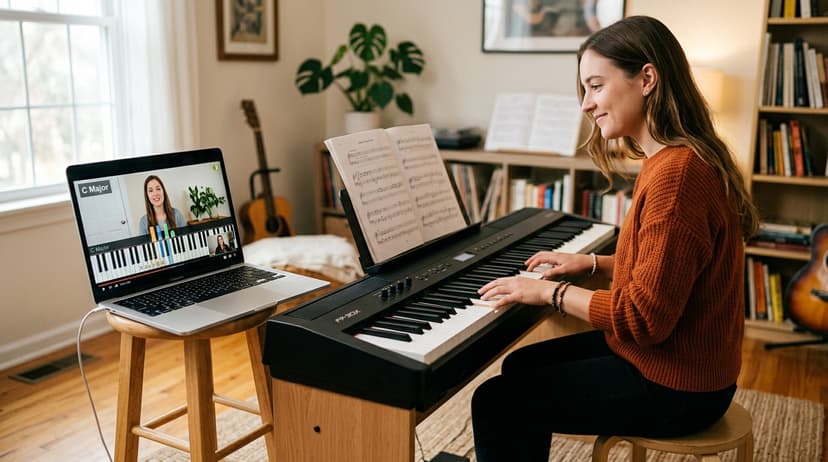 Beste online pianocursus: zo kies je de juiste (en wat het kost)