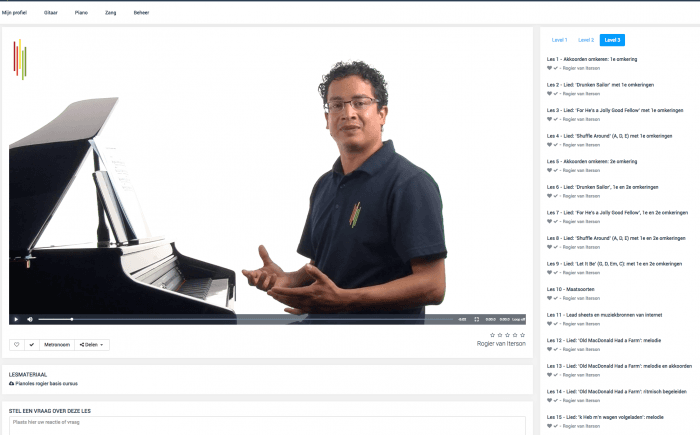 Piano Cursus screenshot 1