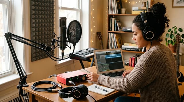 Muziek opnemen thuis — praktische gids