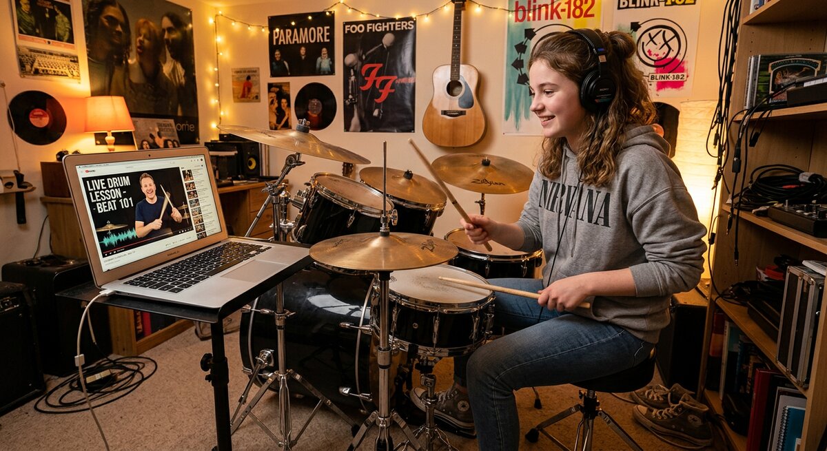 Drumlessen Online: Leren Drummen vanuit Huis (2026)