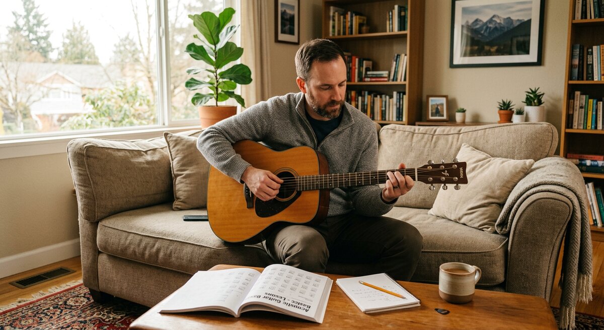Gitaar Leren als Volwassene: Complete Gids voor Beginners (2026)