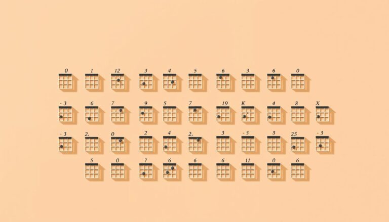 gitaar akkoordenschema gevorderd