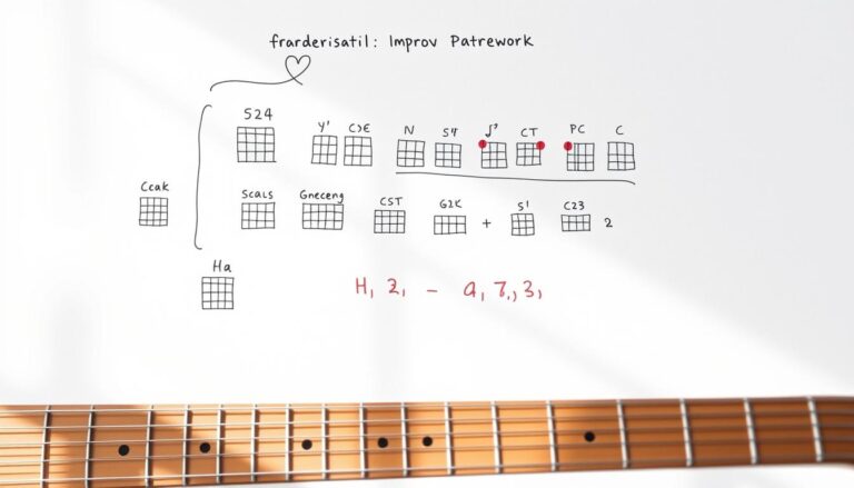 gitaar improvisatie schema