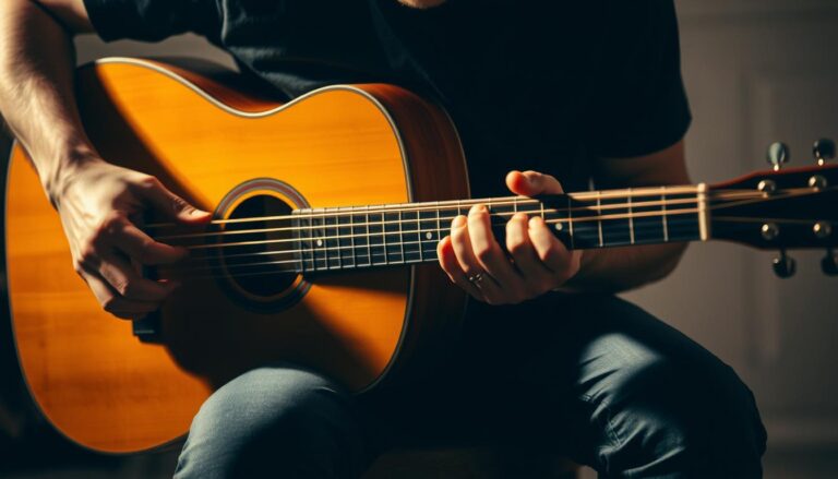 gitaar slagritme oefenen