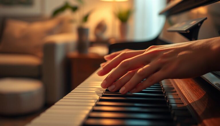 piano fingerstyle oefenen