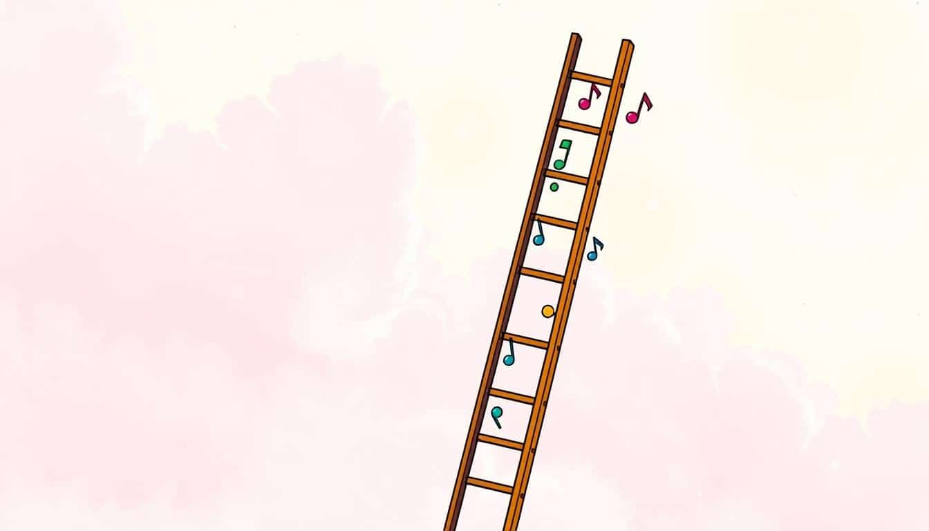 piano toonladder majeur oefenen