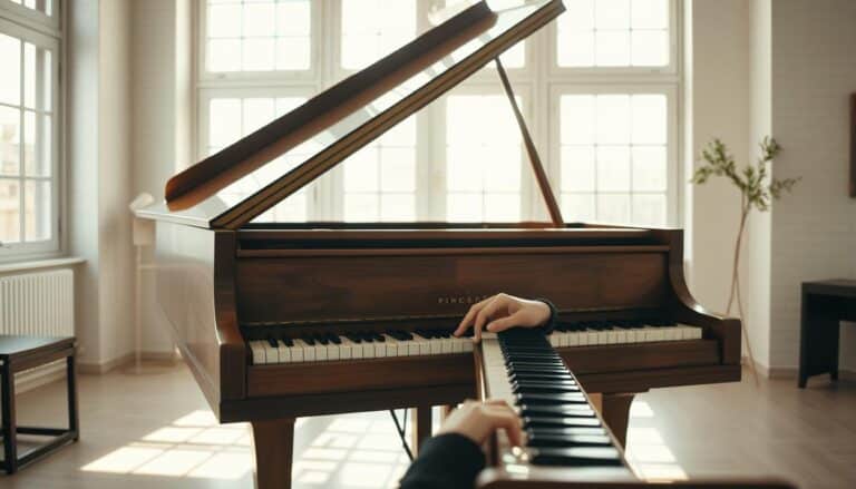 piano toonladder mineur oefenen