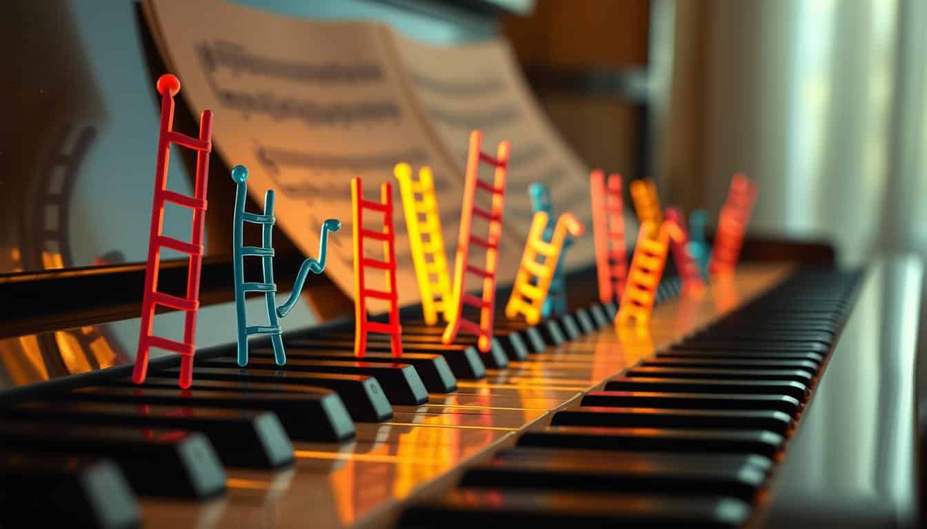 piano toonladder variaties